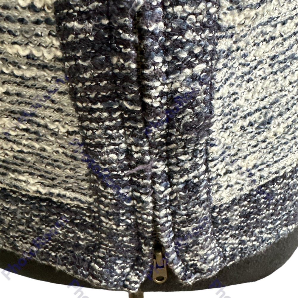 J. Crew Blue and Gray Women's Cardigan Sweater - Picture 5 of 6